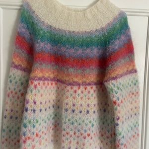 Colorful Women's Crew Neck Sweater